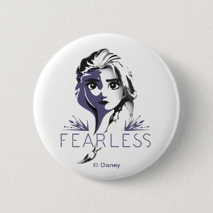 Frozen 2: Elsa   Fearless 2 Inch Round Button