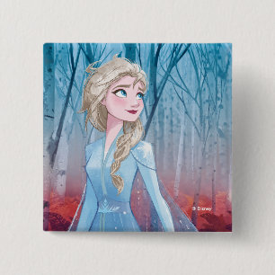 Frozen 2   Elsa - Fearless 2 Inch Square Button