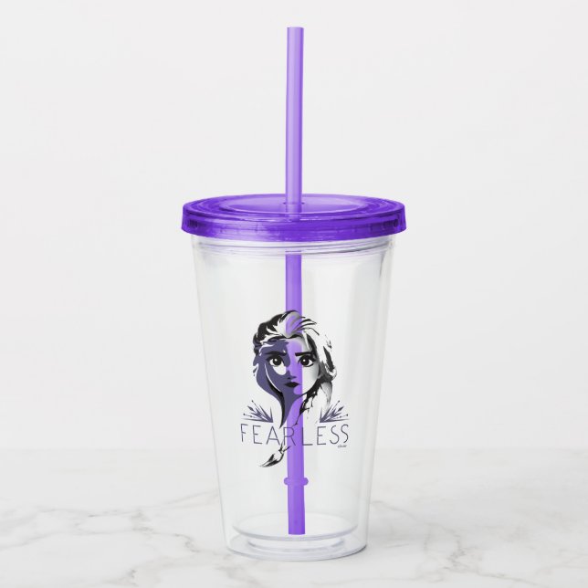 Frozen 2: Elsa | Fearless Acrylic Tumbler (Front)