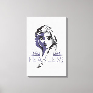 Frozen 2: Elsa Fearless Canvas Print