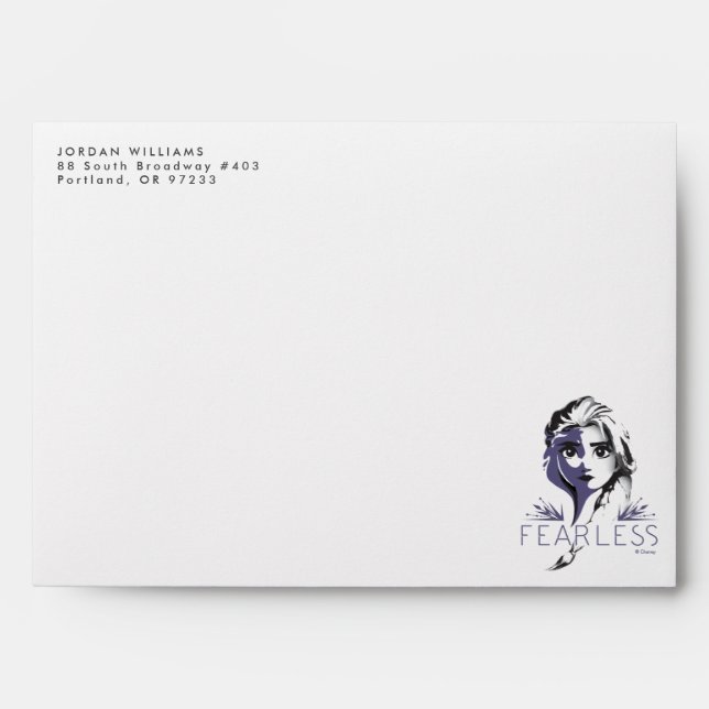 Frozen 2: Elsa | Fearless Envelope (Front)