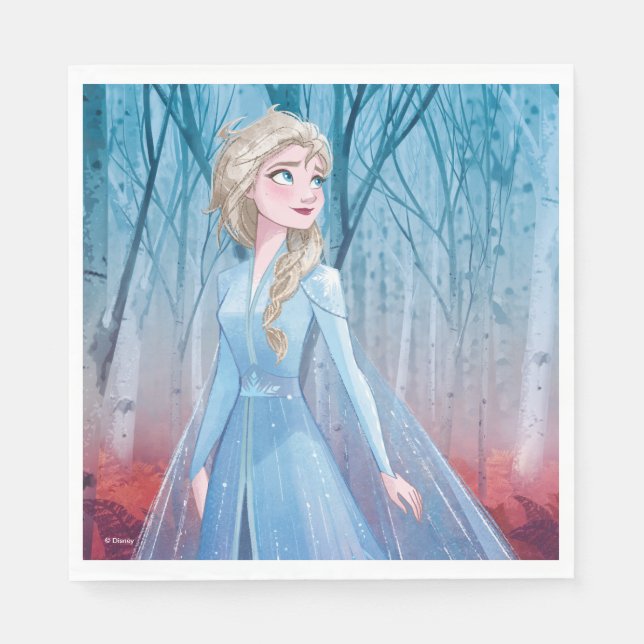 Frozen 2 | Elsa - Fearless Napkin (Front)