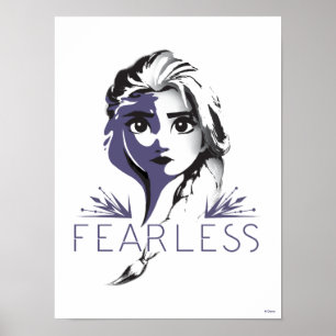 Frozen 2: Elsa   Fearless Poster