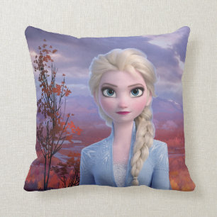 Frozen 2 Elsa - Lead with Courage Throw Pillow