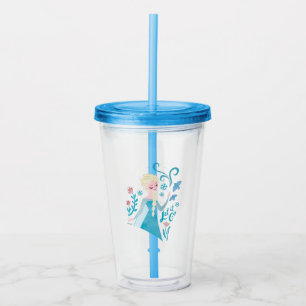 Frozen 2   Elsa "Let It Go" Watercolor Acrylic Tumbler