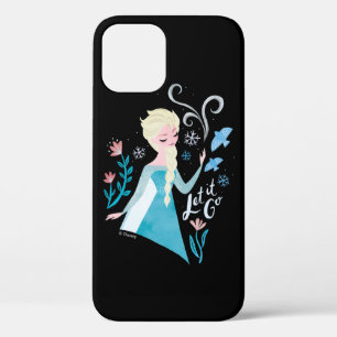 Frozen 2   Elsa "Let It Go" Watercolor iPhone 12 Case