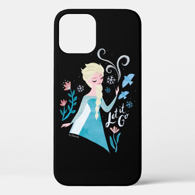 Frozen 2 | Elsa "Let It Go" Watercolor Case-Mate iPhone Case (Back)