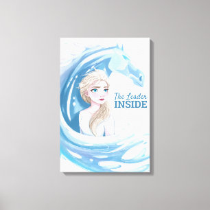 Frozen 2: Elsa & The Nokk Portrait Canvas Print