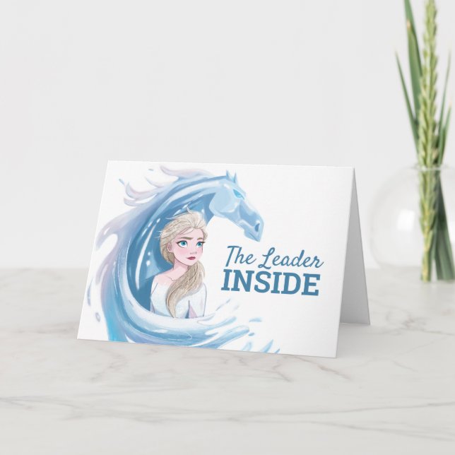 Frozen 2: Elsa & The Nokk Portrait Card (Front)