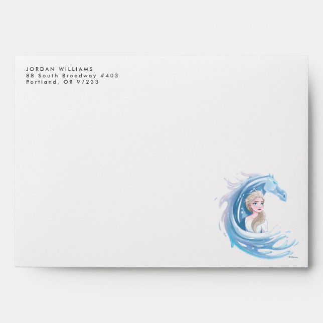 Frozen 2: Elsa & The Nokk Portrait Envelope (Front)