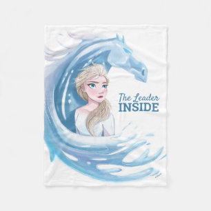 Frozen 2: Elsa & The Nokk Portrait Fleece Blanket
