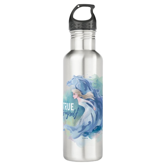 Frozen 2: Elsa & The Nokk | True To Myself 710 Ml Water Bottle (Front)