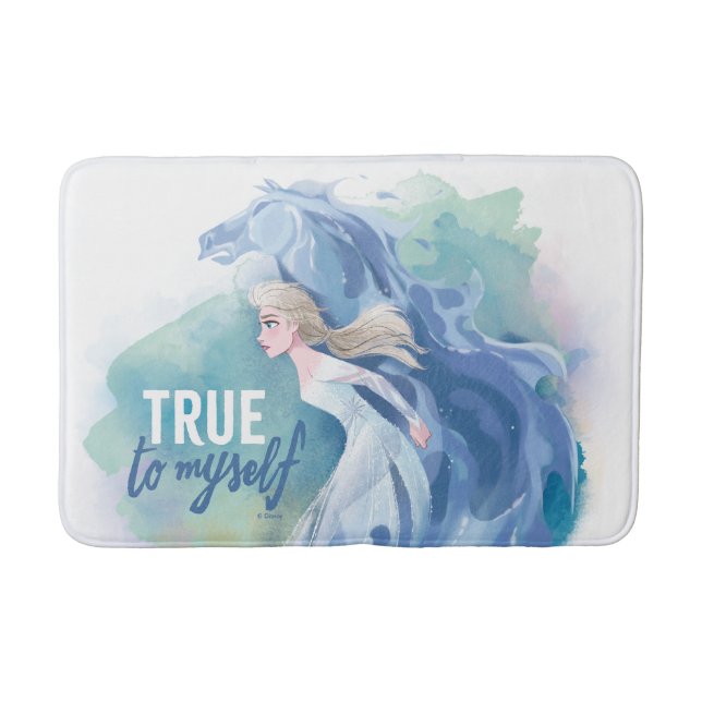 Frozen 2: Elsa & The Nokk | True To Myself Bath Mat (Front)