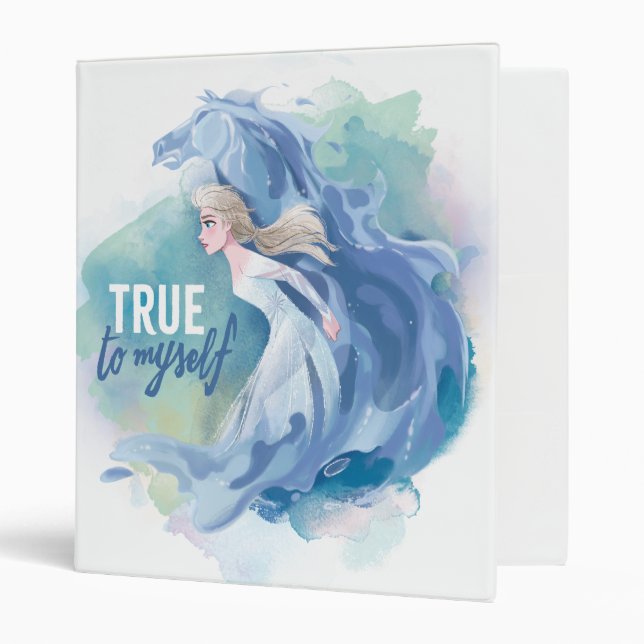 Frozen 2: Elsa & The Nokk | True To Myself Binder (Front/Inside)