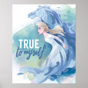 Frozen 2: Elsa & The Nokk   True To Myself Poster