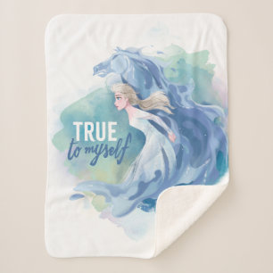 Frozen 2: Elsa & The Nokk True To Myself Sherpa Blanket