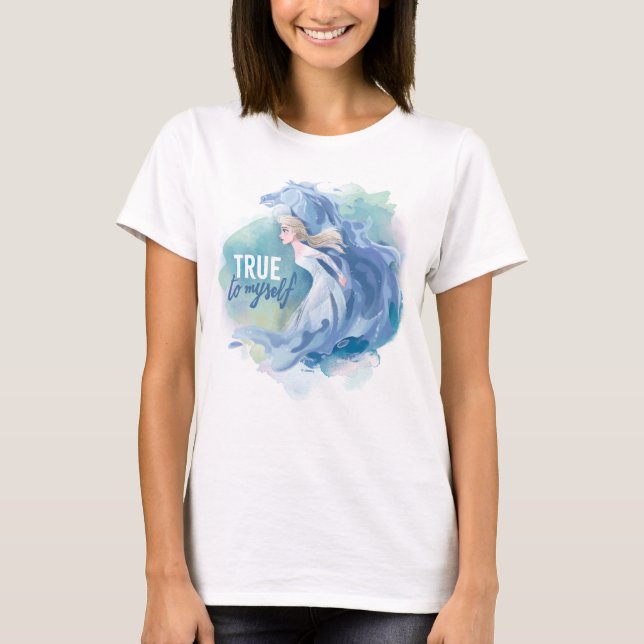 Frozen 2: Elsa & The Nokk | True To Myself T-Shirt (Front)