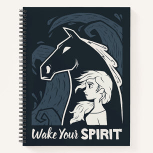 Frozen 2: Elsa & The Nokk Woodcut Graphic Notebook