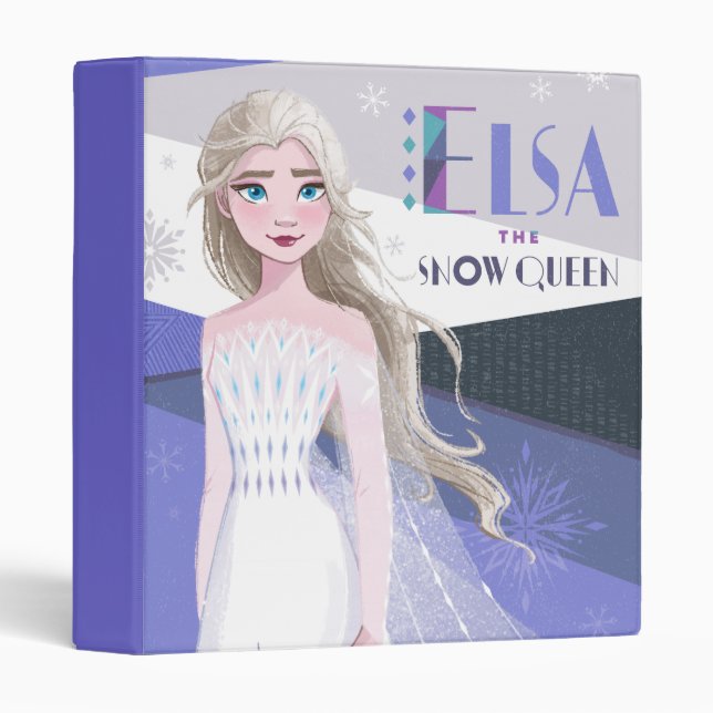 Frozen 2 | Elsa the Snow Queen Binder (Front/Spine)