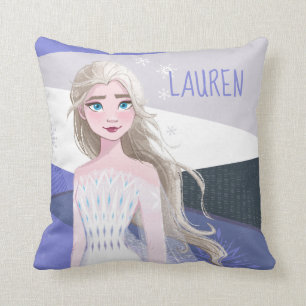 Frozen 2   Elsa the Snow Queen Throw Pillow