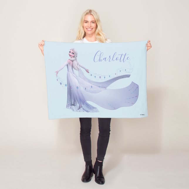 Frozen 2 | Elsa - There's Power in Me Fleece Blanket (In Situ)