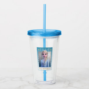 Frozen 2 Elsa - True to Myself Acrylic Tumbler
