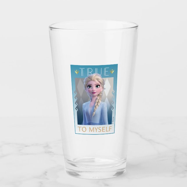 Frozen 2 | Elsa - True to Myself Glass (Front)