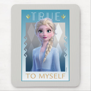 Frozen 2   Elsa - True to Myself Mouse Pad