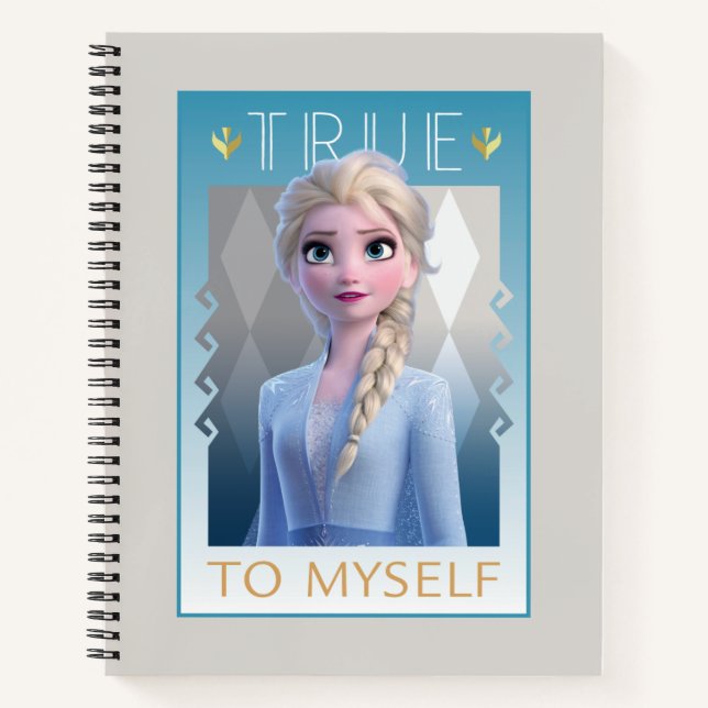 Frozen 2 | Elsa - True to Myself Notebook (Front)