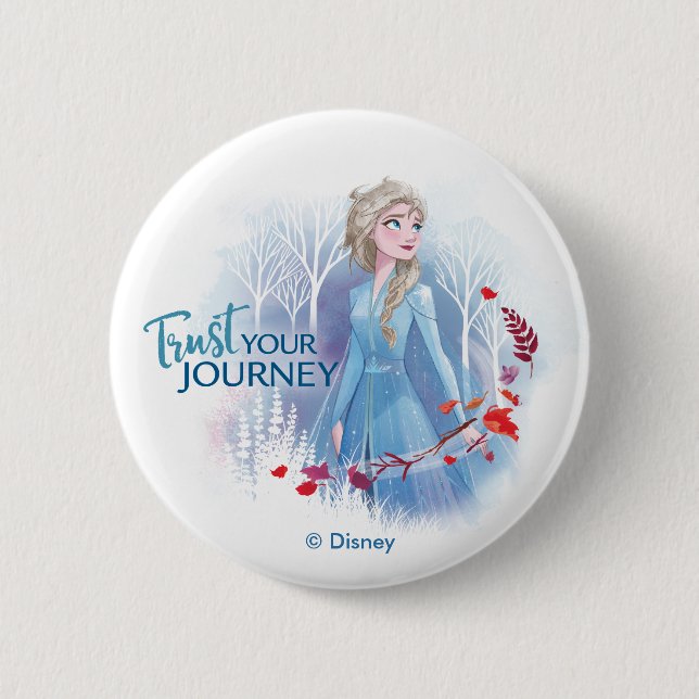 Frozen 2: Elsa | Trust Your Journey 2 Inch Round Button (Front)