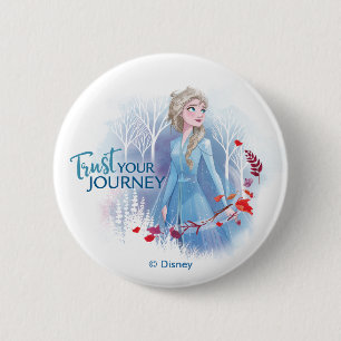 Frozen 2: Elsa   Trust Your Journey 2 Inch Round Button