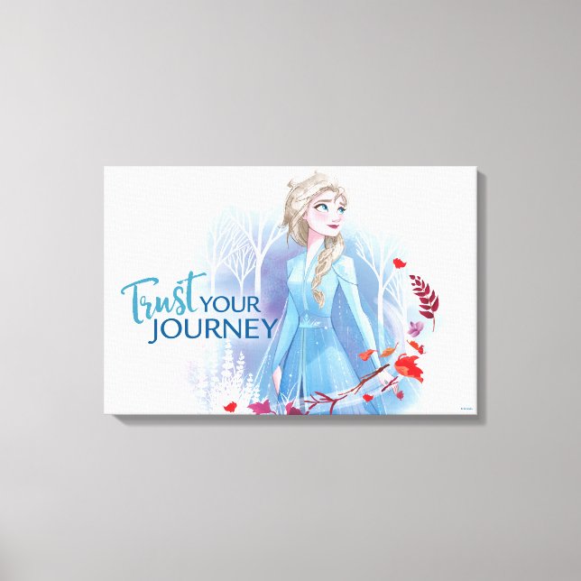 Frozen 2: Elsa | Trust Your Journey Canvas Print (Front)