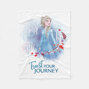 Frozen 2: Elsa Trust Your Journey Fleece Blanket