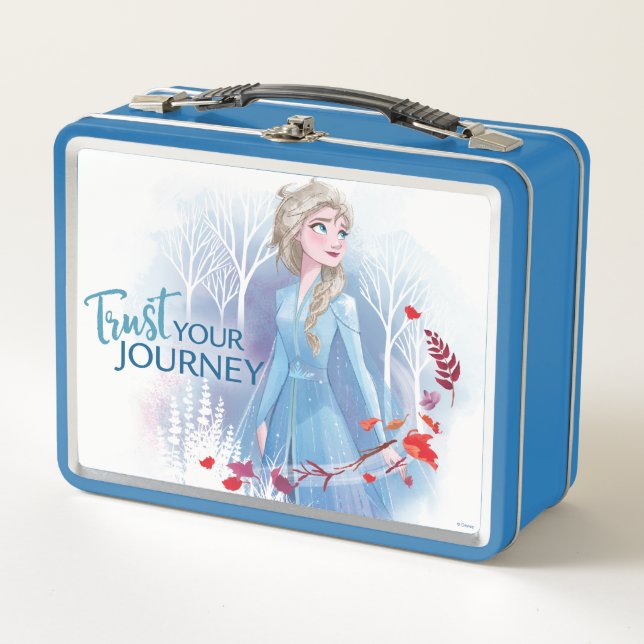 Frozen 2: Elsa | Trust Your Journey Metal Lunch Box (Front)