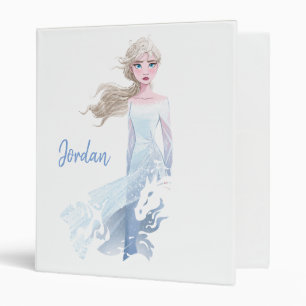 Frozen 2: Elsa Watercolor Illustration Binder