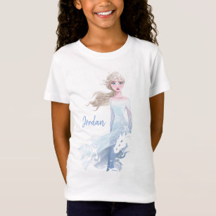 Frozen 2: Elsa Watercolor Illustration T-Shirt