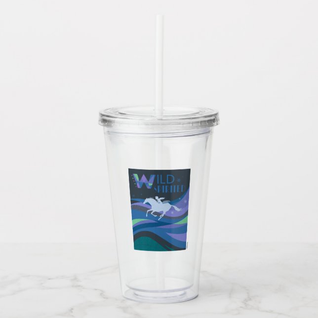 Frozen 2 | Elsa Wild-Spirited Acrylic Tumbler (Front)