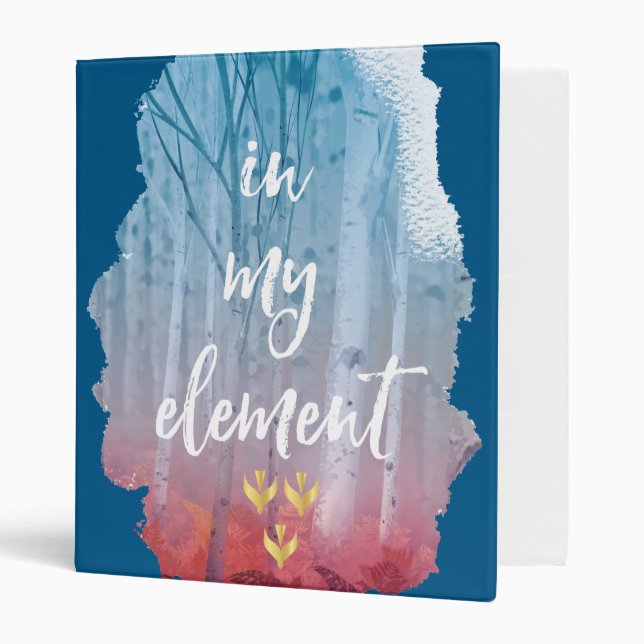 Frozen 2: In My Element Binder (Front/Inside)