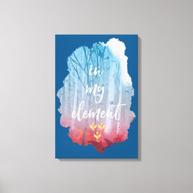 Frozen 2: In My Element Canvas Print (Front)