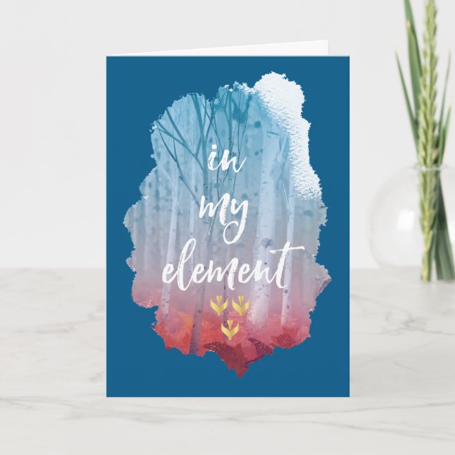 Frozen 2: In My Element Card (Front)