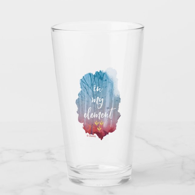 Frozen 2: In My Element Glass (Front)