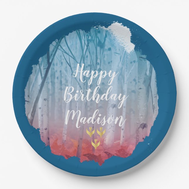 Frozen 2: In My Element Paper Plate (Front)