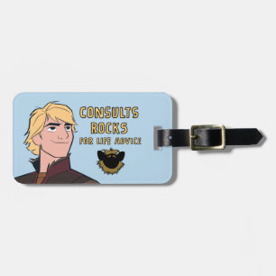 Frozen 2 Kristoff "Consults Rocks" Luggage Tag