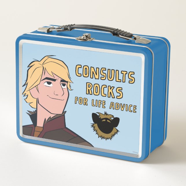 Frozen 2 | Kristoff "Consults Rocks" Metal Lunch Box (Front)