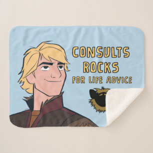 Frozen 2   Kristoff "Consults Rocks" Sherpa Blanket