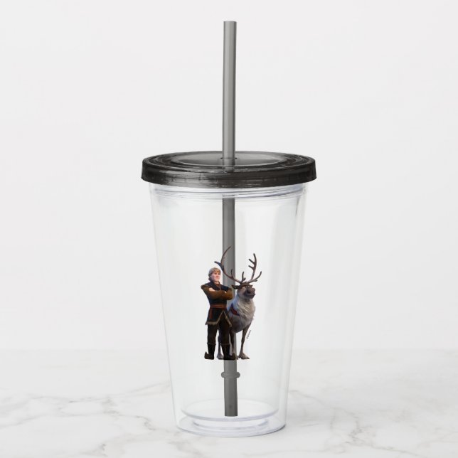Frozen 2 | Kristoff & Sven - Best Friends Acrylic Tumbler (Front)
