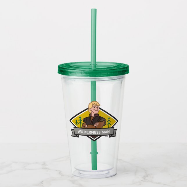 Frozen 2 | Kristoff - Wilderness Man Acrylic Tumbler (Front)