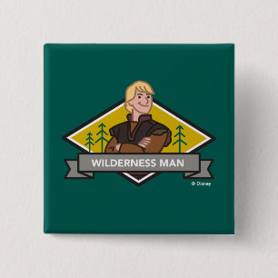 Frozen 2   Kristoff - Wilderness Man Inch Square Button
