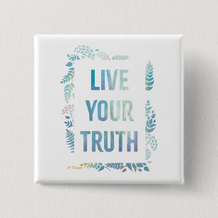 Frozen 2: Live Your Truth 2 Inch Square Button