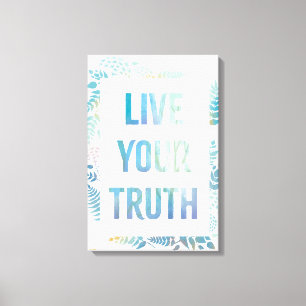 Frozen 2: Live Your Truth Canvas Print